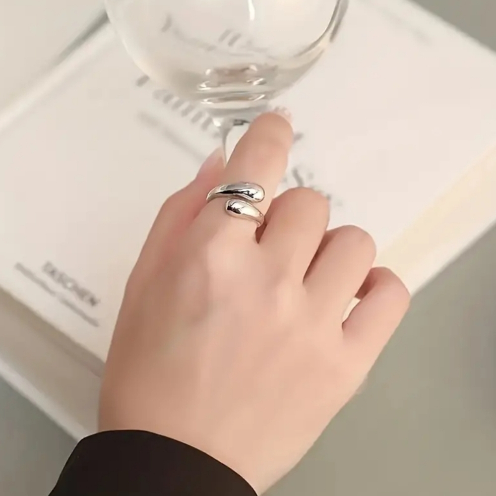 Kpop Style Band Ring - Picture 4 of 10